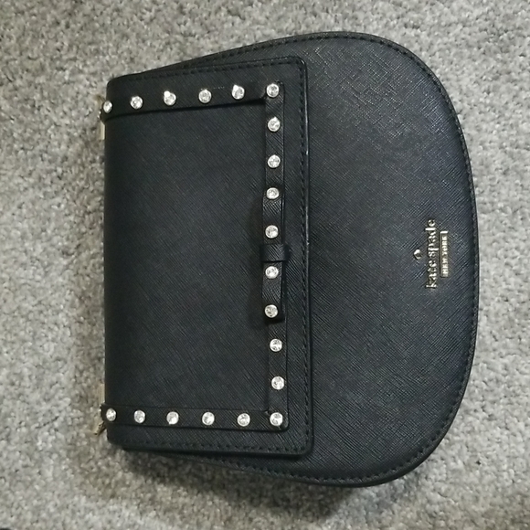 Kate Spade Cameron Street Jeweled Small Byrdie in Black - Picture 1 of 16